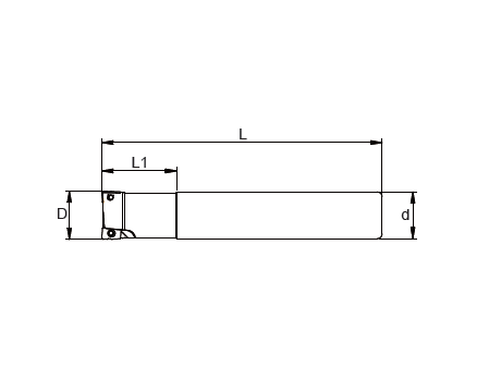 MPVS-Square Shoulder Milling Cutter